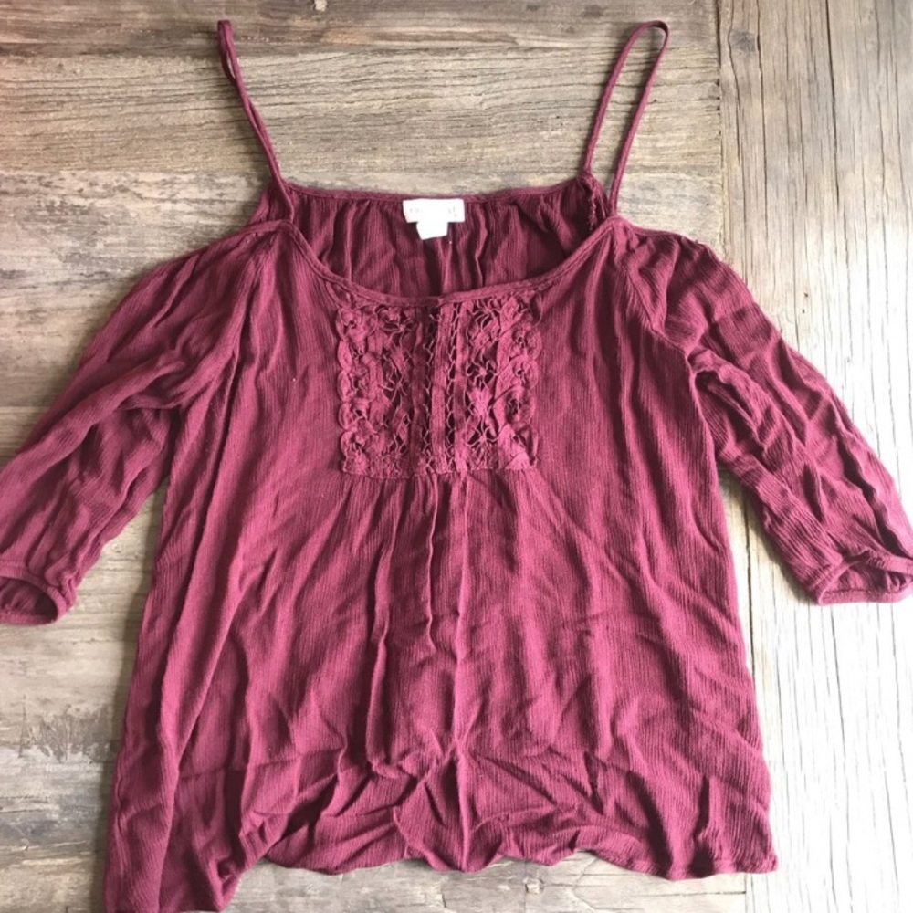 Maroon Top